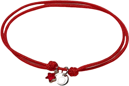 SIGUE TU ESTRELLA -pulsera hilo rojo - protección - buena suerte - pulseras personalizadas - pulseras unisex - joyería - 13 handmade jewerly